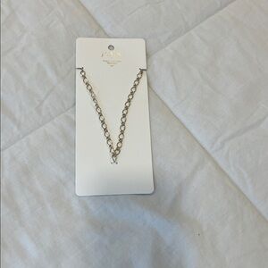 J. Crew J. Crew Charo collection 16” Gold Silver-Tone Necklace